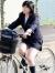 JK自転車パンチラエロ画像104枚 チャリで通学してる女子高生の立ちこぎや風チラ集めてみた023