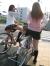 JK自転車パンチラエロ画像104枚 チャリで通学してる女子高生の立ちこぎや風チラ集めてみた062
