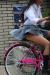 JK自転車パンチラエロ画像104枚 チャリで通学してる女子高生の立ちこぎや風チラ集めてみた100