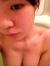 Twitter裏垢で20歳素人が入浴中の顔出し乳出し自撮り画像004