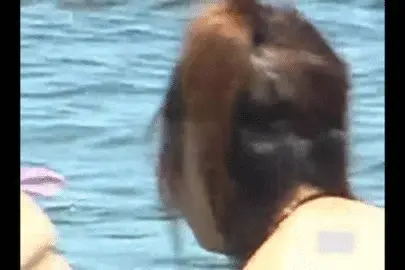 おっぱいポロリGIF画像216枚 芸能人やAV女優・外人美女の巨乳がこぼれるハプニングのタイミング集めてみた208