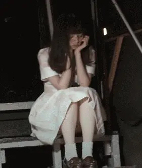 芸能人パンチラGIF画像004