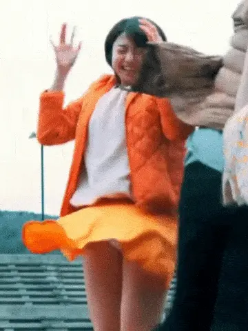 芸能人パンチラGIF画像026