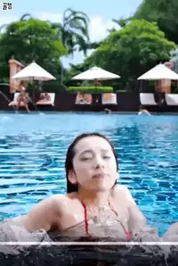 ビキニエロGIF画像100枚 おっぱいポロリや巨乳グラビアアイドルの乳揺れ・マッサージ集めてみた090