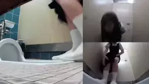 トイレ盗撮エロGIF画像60枚 JKやOLのおしっこ隠し撮り集めてみた037