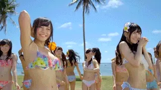 アイドルエロGIF画像50枚 AKBや欅坂など美少女たちのおっぱいやパンチラ集めてみた054