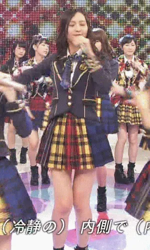 アイドルエロGIF画像50枚 AKBや欅坂など美少女たちのおっぱいやパンチラ集めてみた092