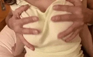 背面乳揉みエロGIF画像100枚 後ろからおっぱい揉みしだいてる乳フェチシーン集めてみた058