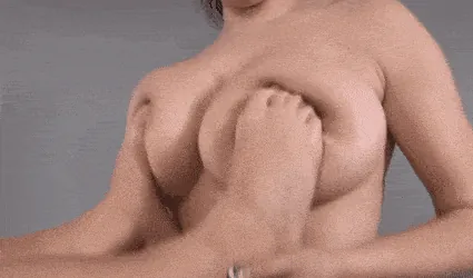 対面乳揉みエロGIF画像50枚 向かい合っておっぱい揉んでる乳フェチシーン集めてみた058