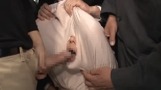 巾着レイプエロGIF画像69枚 スカートを頭まで巻き上げられて身動きできない女を犯してるシーン集めてみた024