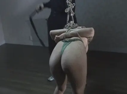 スパンキングエロGIF画像42枚 ムチや手のひらで叩かれて真っ赤になりながら波打つ尻肉集めてみた071