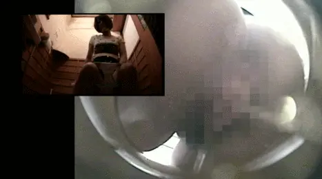 トイレオナニーエロGIF画像54枚 学校や公衆便所でマンコ弄ってる発情女集めてみた025