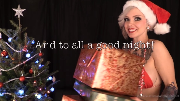 【限定公開】サラXの乳揺れ動画クリスマスバージョン。サラサンタさんプレゼントはオッパイでお願いします！008