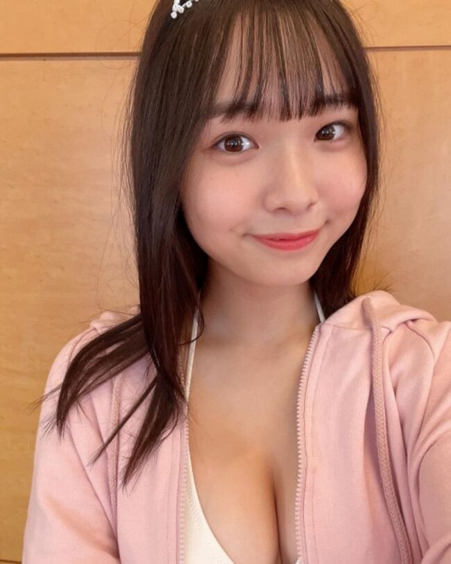 天野ききエロ画像40枚 現役美少女JKのたわわな巨乳水着グラビア集めてみた039