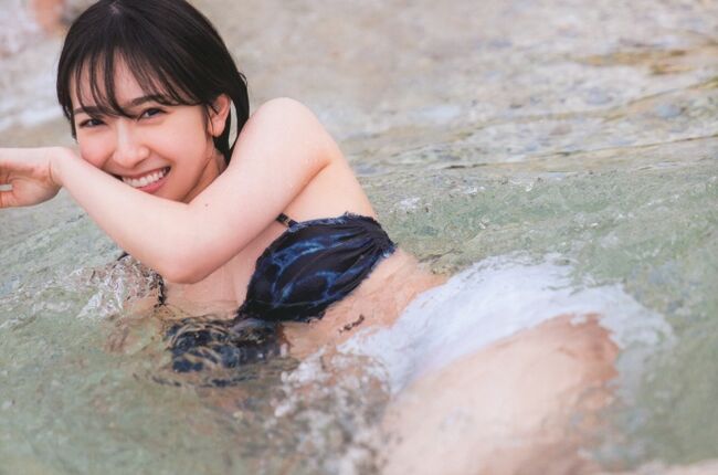 金村美玖エロ画像313枚 日向坂46メンバーの泡風呂セミヌードや貧乳水着グラビア集めてみた049