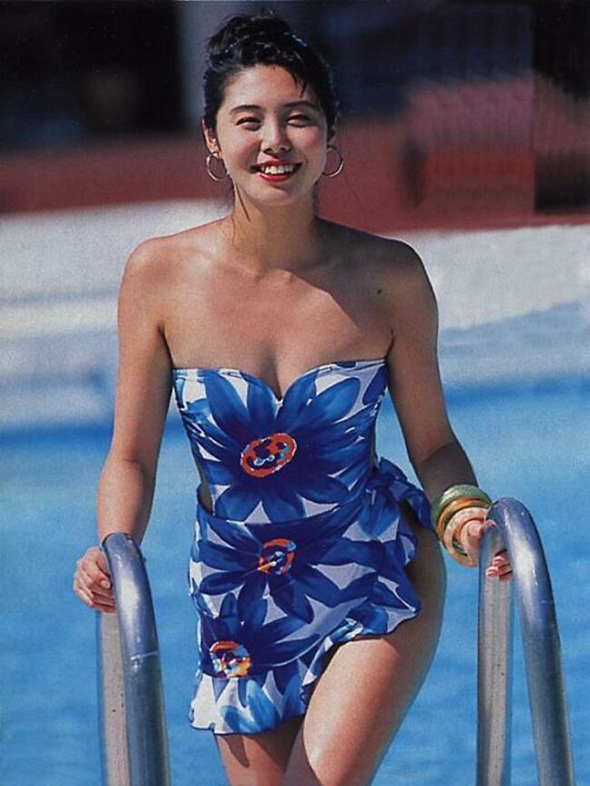 松嶋菜々子エロ画像50枚 若手時代のBカップ水着グラビアや最近のDカップ胸チラ＆パンチラ集めてみた018