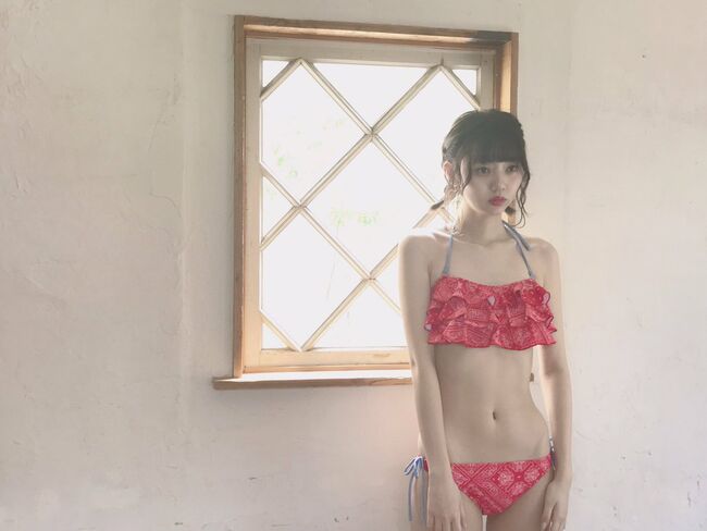 江野沢愛美エロ画像82枚 スレンダーが故に乳がデカく見える美脚モデルの水着や下着グラビア集めてみた058