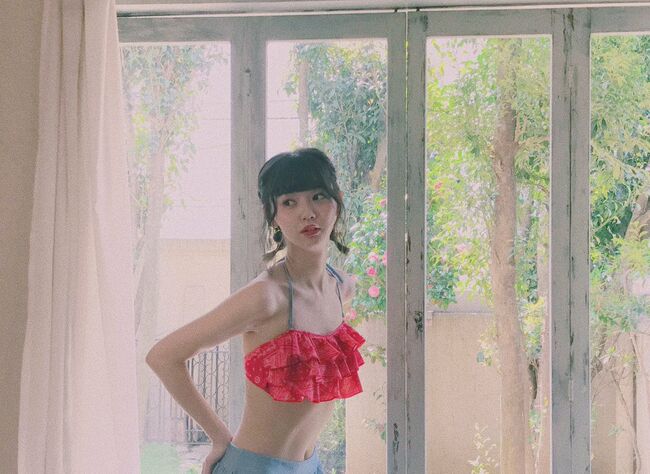 江野沢愛美エロ画像82枚 スレンダーが故に乳がデカく見える美脚モデルの水着や下着グラビア集めてみた066