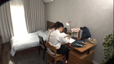 女家庭教師エロGIF画像018