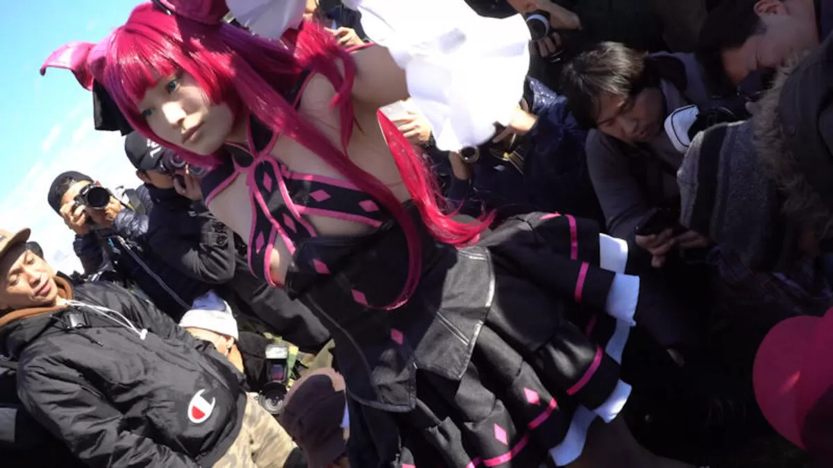 コスプレ乳首エロ画像045