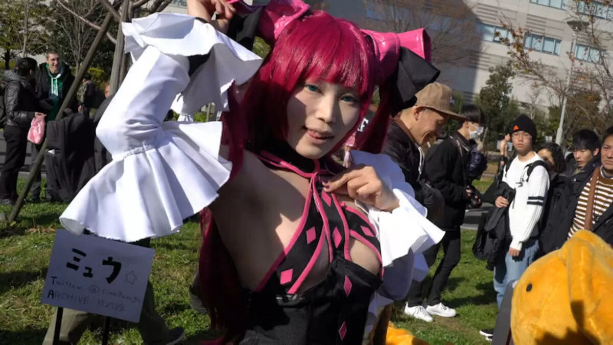 コスプレ乳首エロ画像046