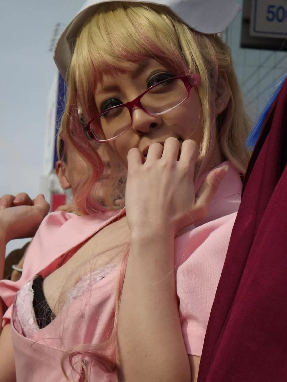 コスプレ乳首エロ画像062