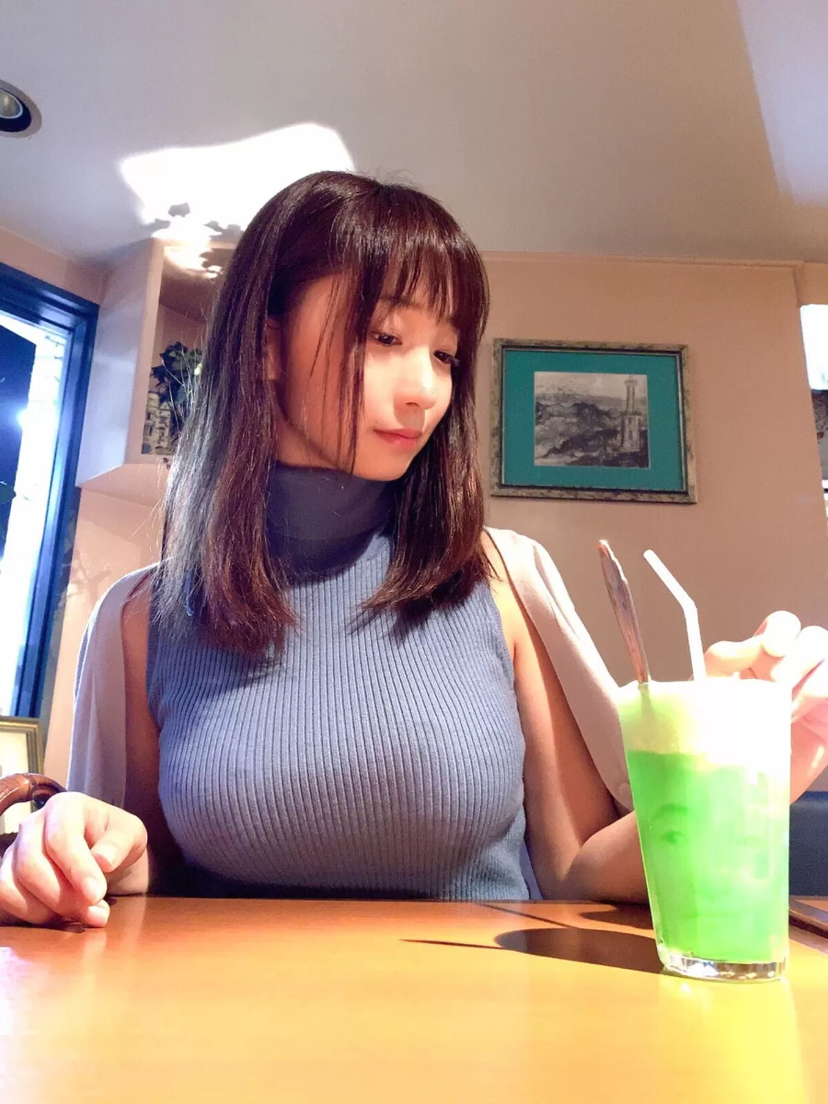 ニット巨乳エロ画像015