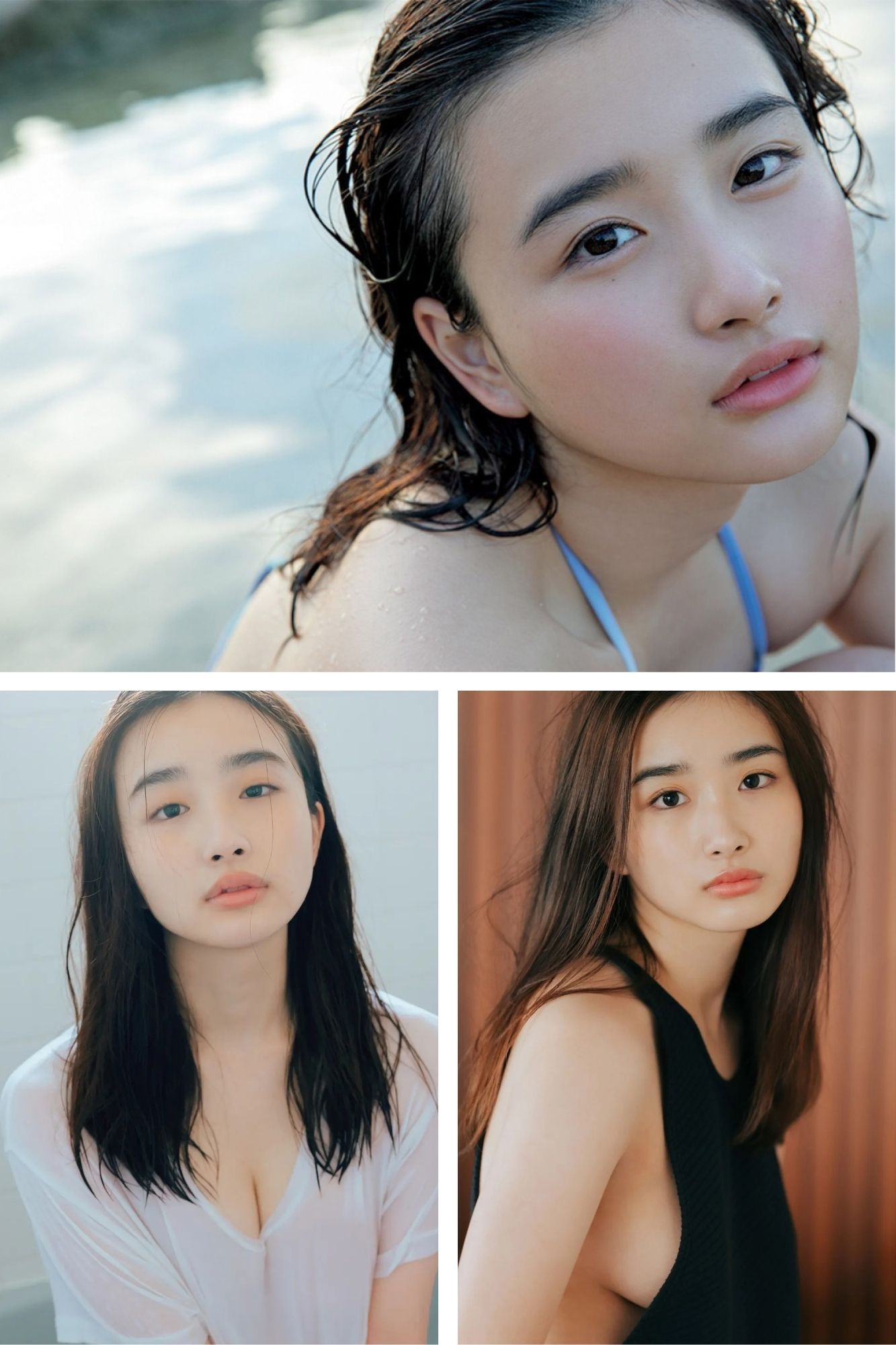 安倍乙 グラビア画像3連