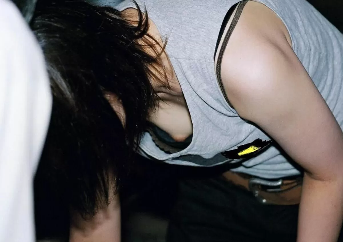 前屈み胸チラエロ画像189