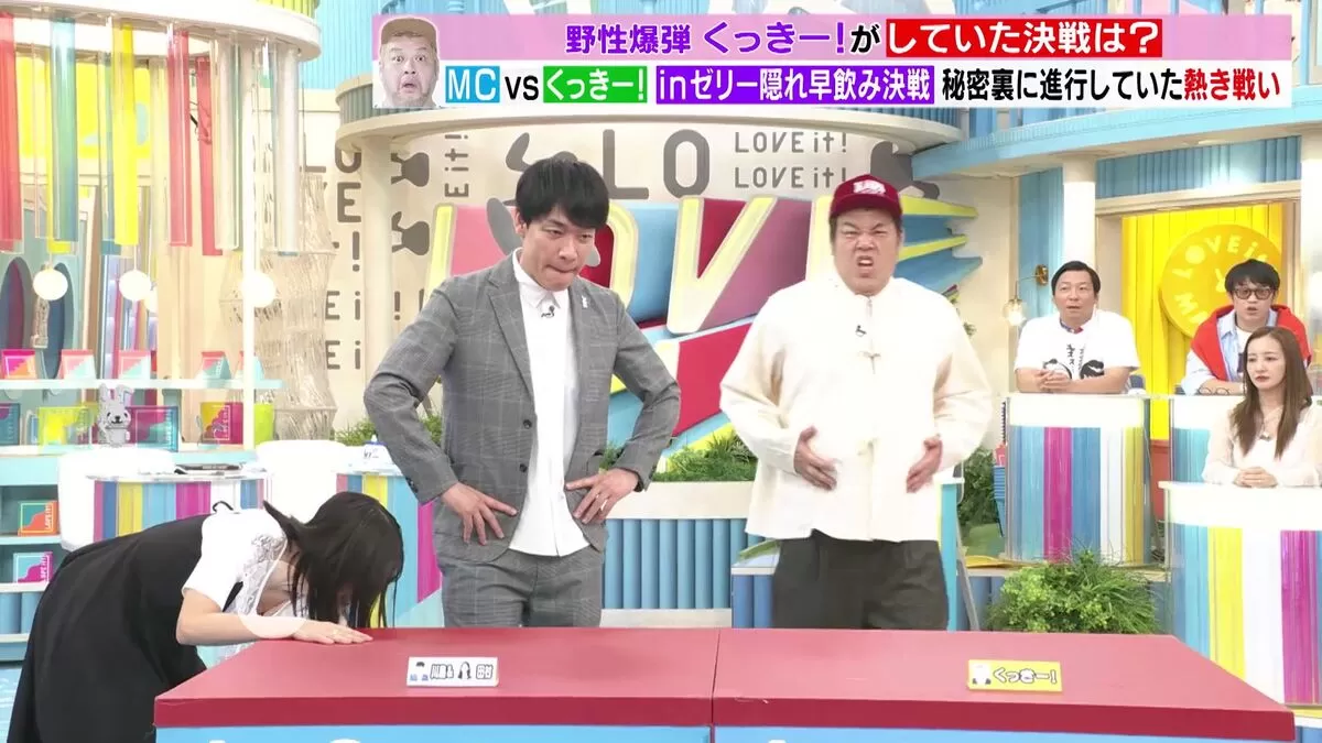 【画像】TBS田村真子アナ、ラヴィットで前屈み胸チラ谷間丸見えハプニング！003