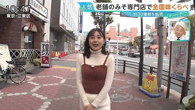 【画像】ひるおび若林有子アナ、パツパツ着衣エロ尻が丸わかりで誘惑放送事故！005