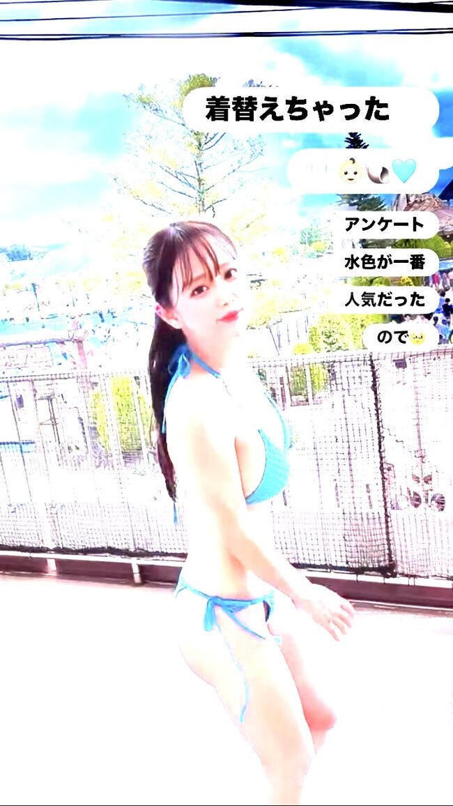 【画像】声優・井口裕香の水色ハイレグビキニが食い込みすぎてマンチラハプニング疑惑!010