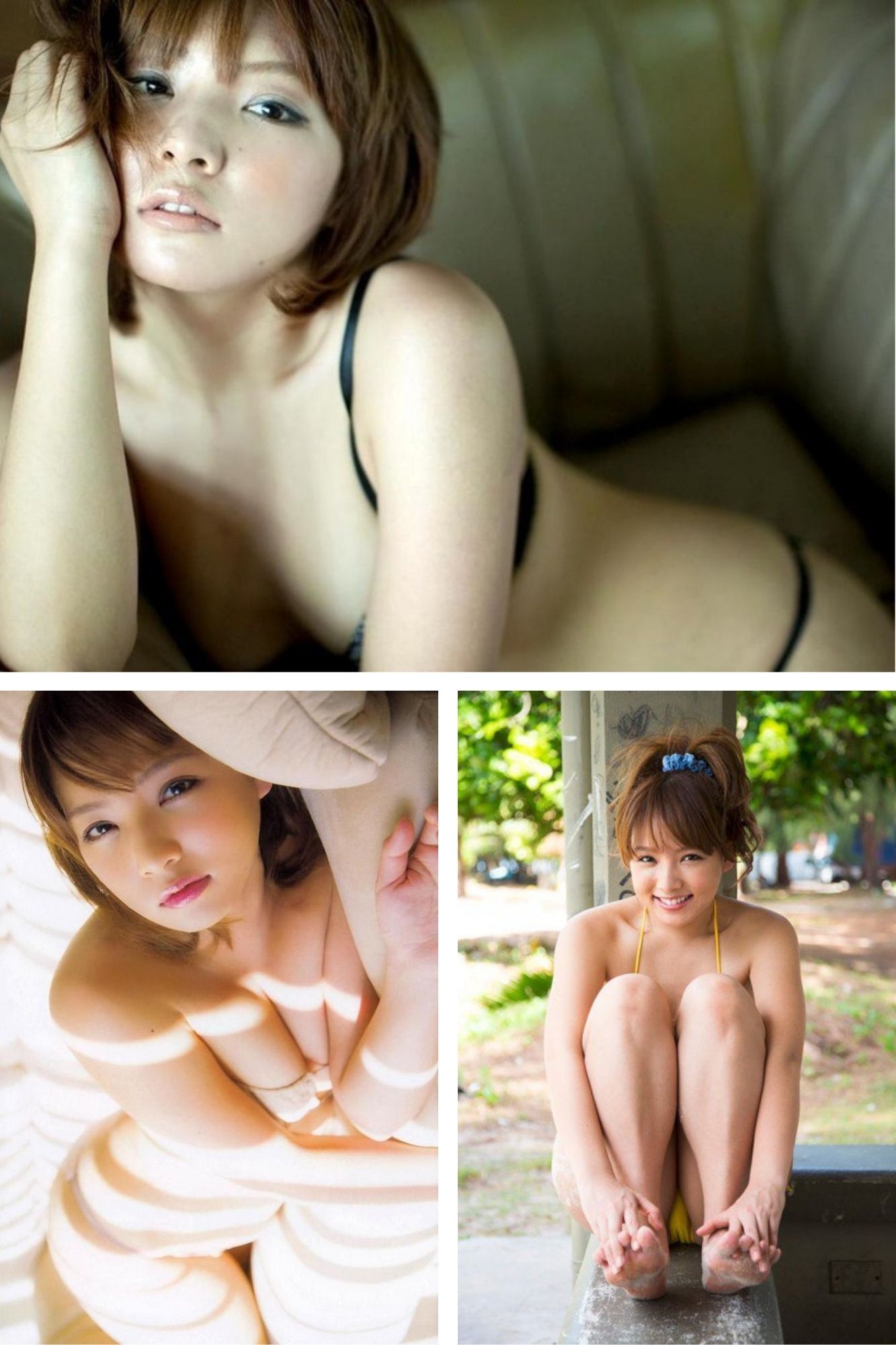 野呂佳代 グラビア画像3連