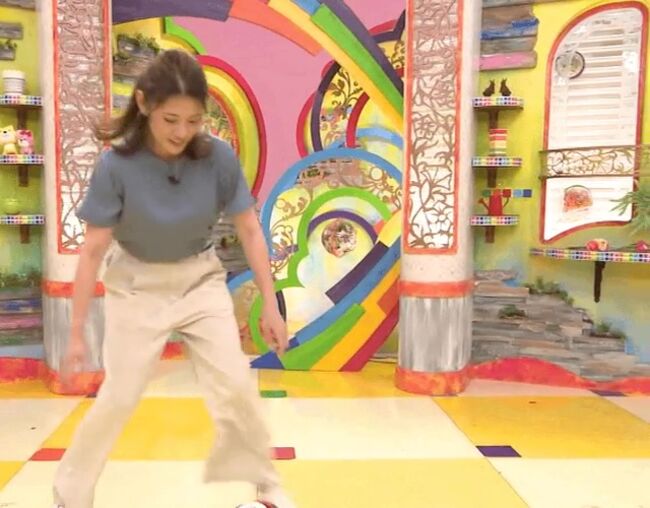 【画像】NBS汾陽美樹アナがドリブルでおっぱいぶるんぶるん!さすがに揺れすぎているwww003