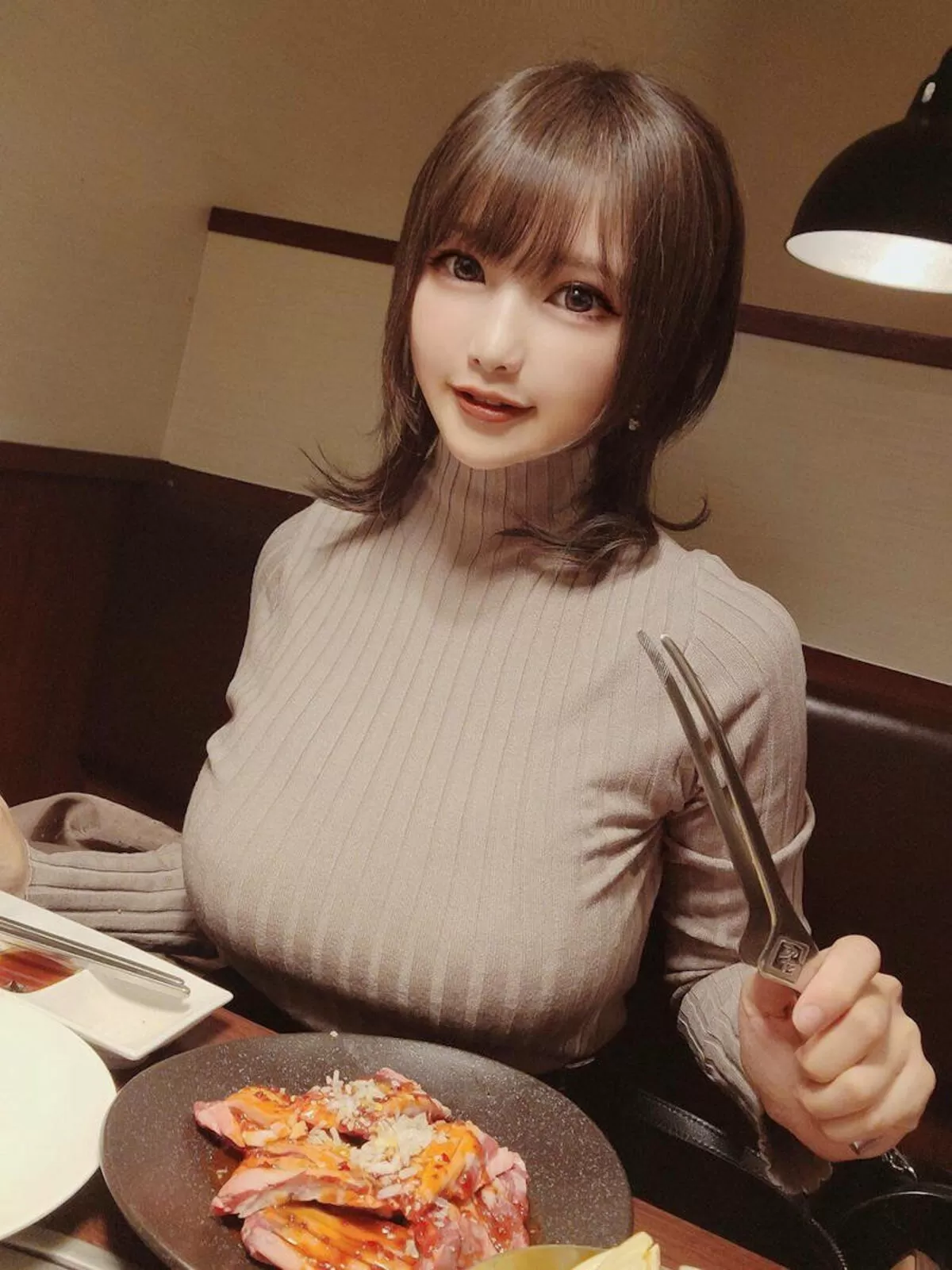 乳袋がくっきりなエロいおっぱい画像105