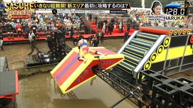 【画像21枚】SASUKE2025でエロ枠サイバージャパンダンサーズメンバーが食い込みまくりなケツ放送事故！006