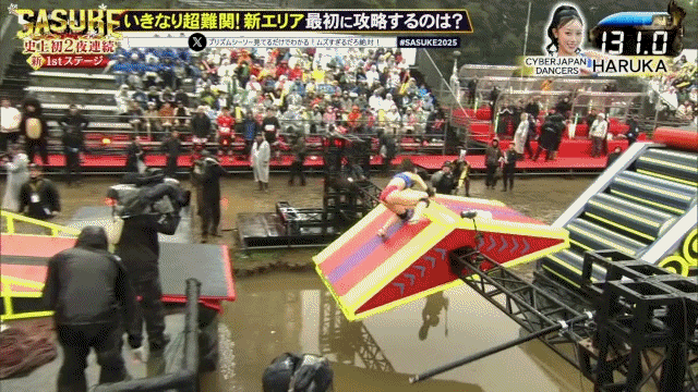 【画像21枚】SASUKE2025でエロ枠サイバージャパンダンサーズメンバーが食い込みまくりなケツ放送事故！014