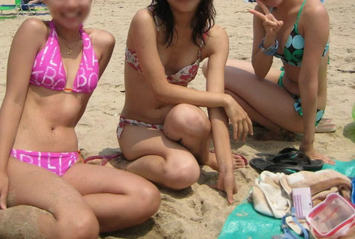 貧乳水着エロ画像045