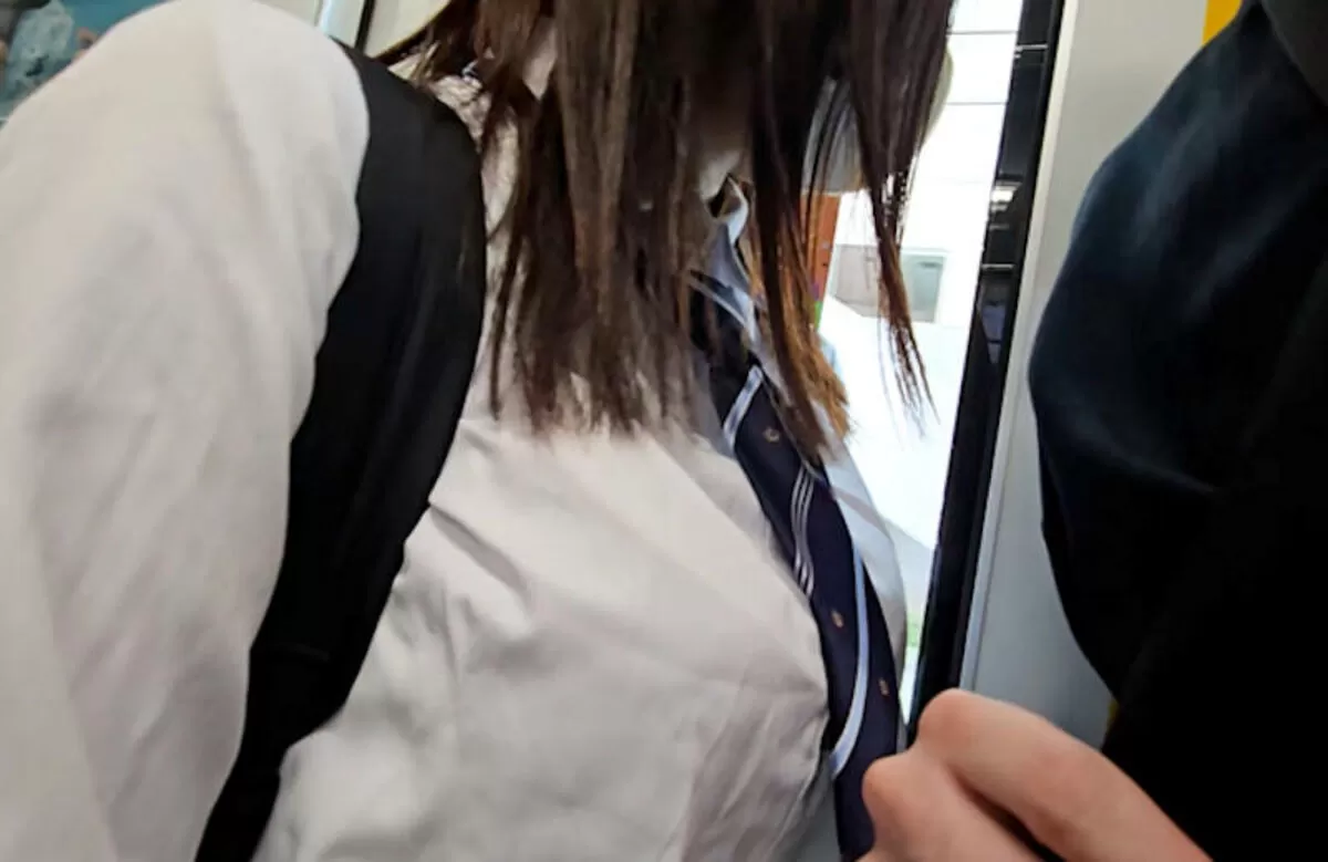 【画像84枚】満員電車で乳痴漢する痴漢師たち003