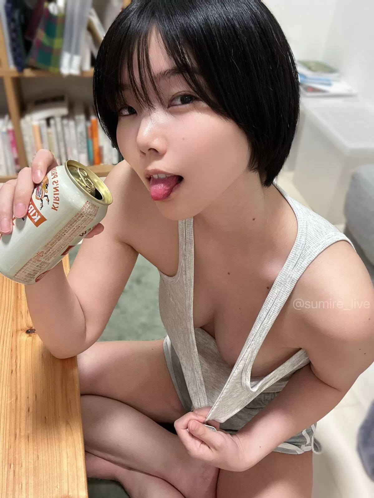 ボーイッシュ巨乳エロ画像007