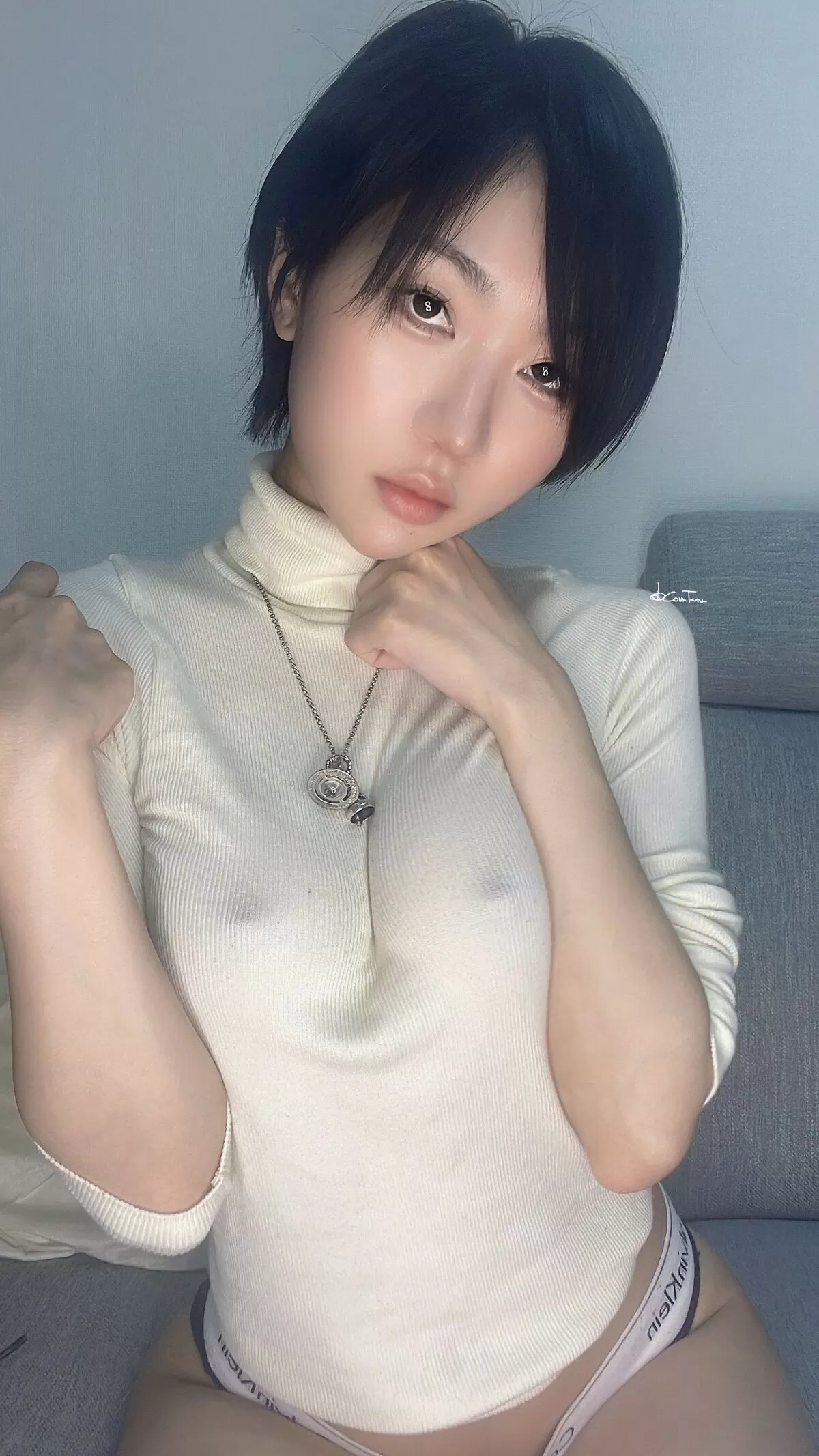 ボーイッシュ巨乳エロ画像058