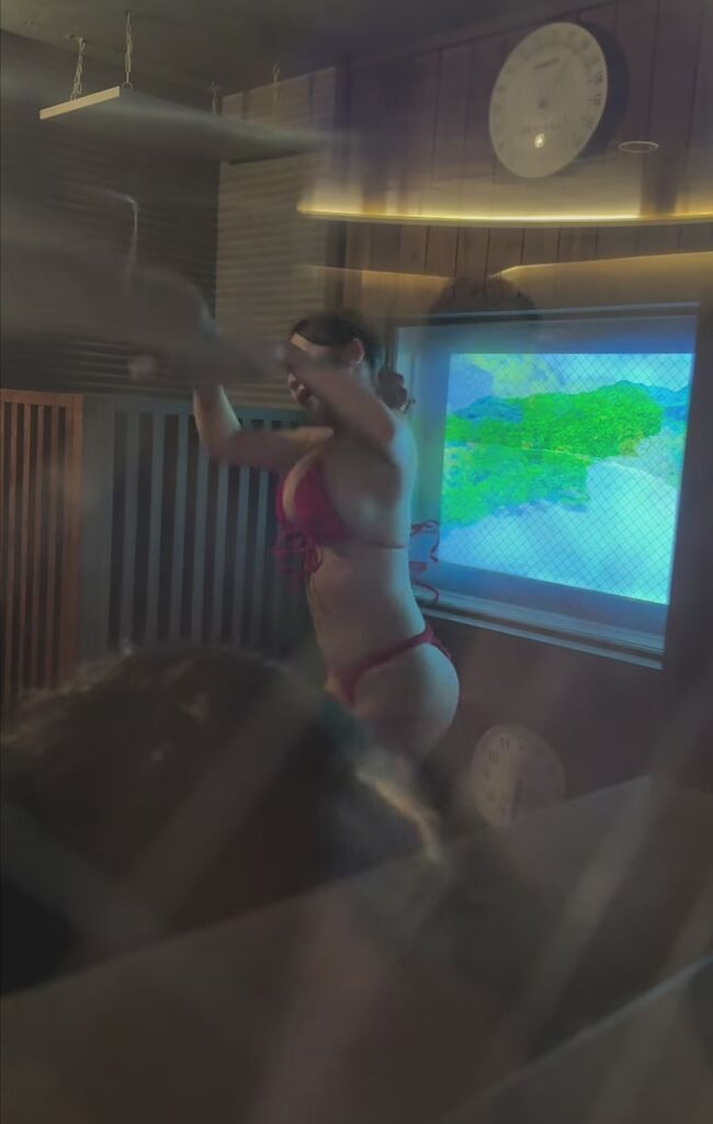 【画像11枚＋動画1本】爆乳グラドル天木じゅんが無料サウナイベントに来店！乳揺れロウリュウがエロすぎる007