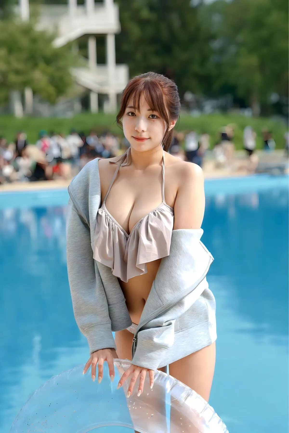 手のひらがすっぽり収まるくらい深い爆乳グラドルの谷間画像102枚016