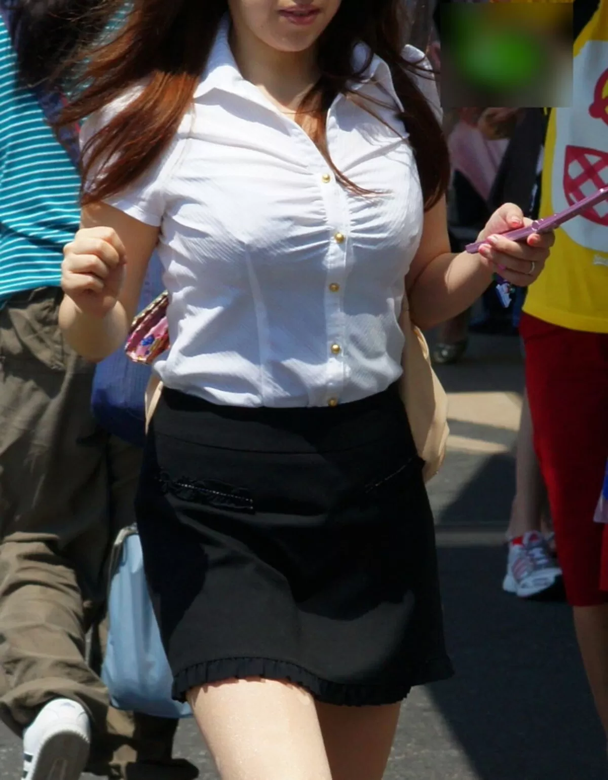 巨乳素人のスーツエロ画像059