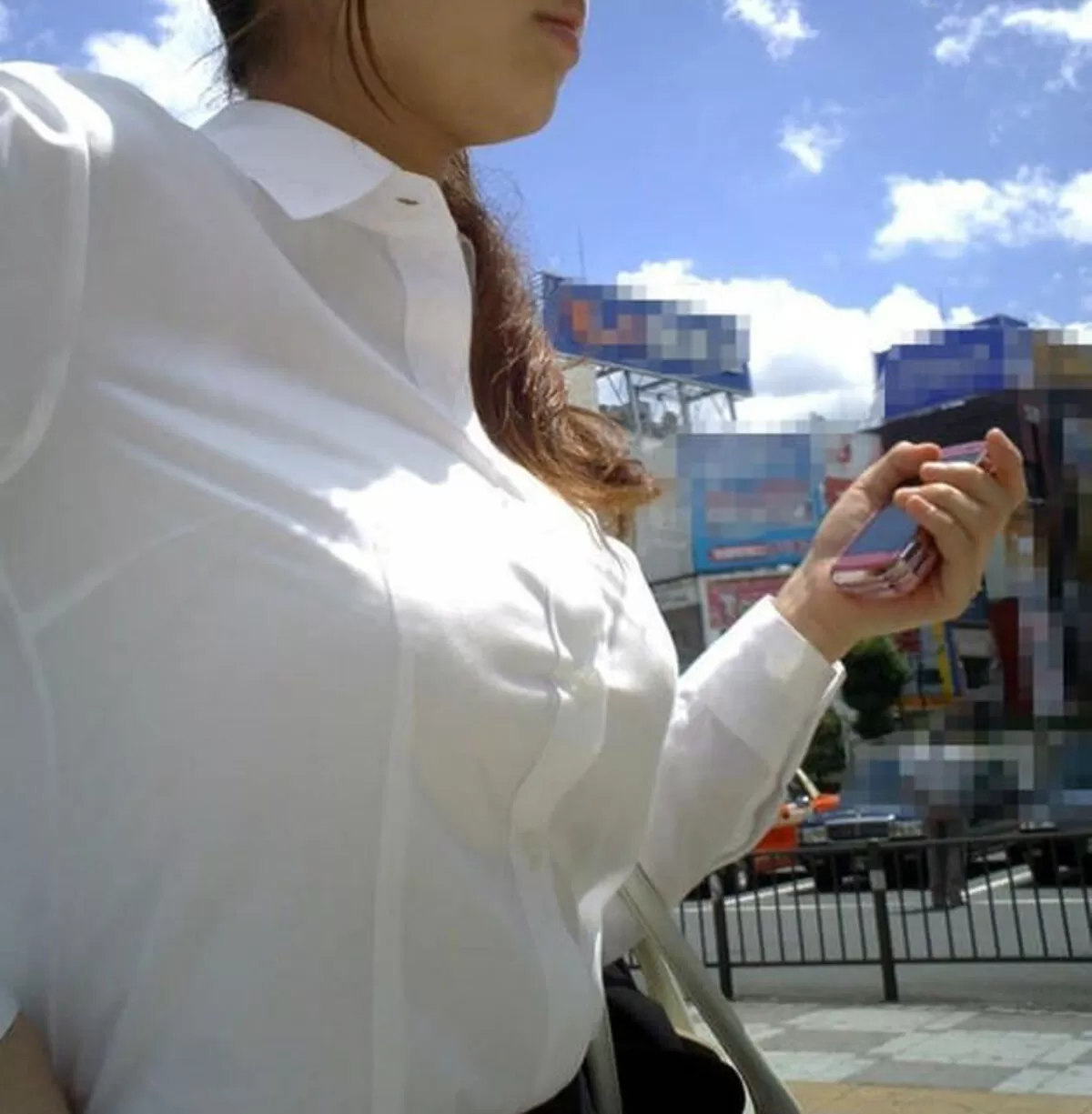 巨乳素人のスーツエロ画像063