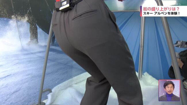 【画像】ミラノ・コルティナ2026中継で浅田春奈アナがおっぱいケツ振り生放送！001