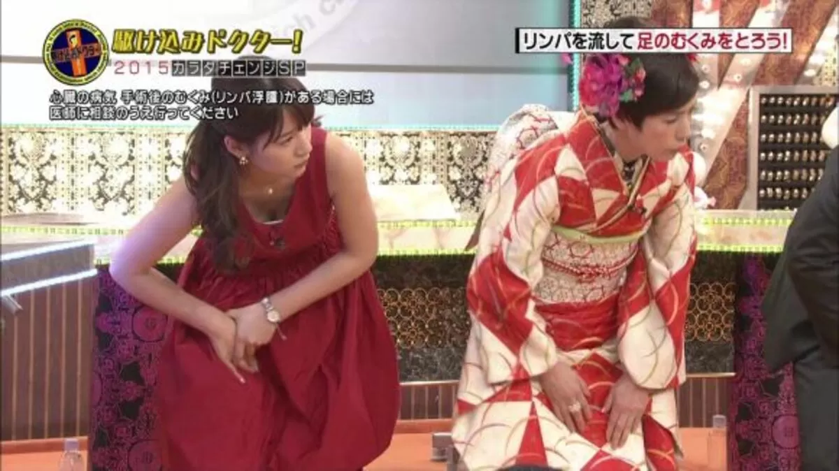 テレビ胸チラエロ画像124