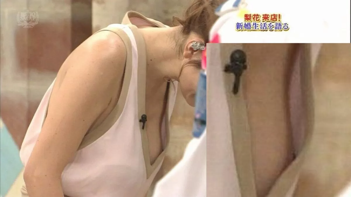 テレビ胸チラエロ画像135