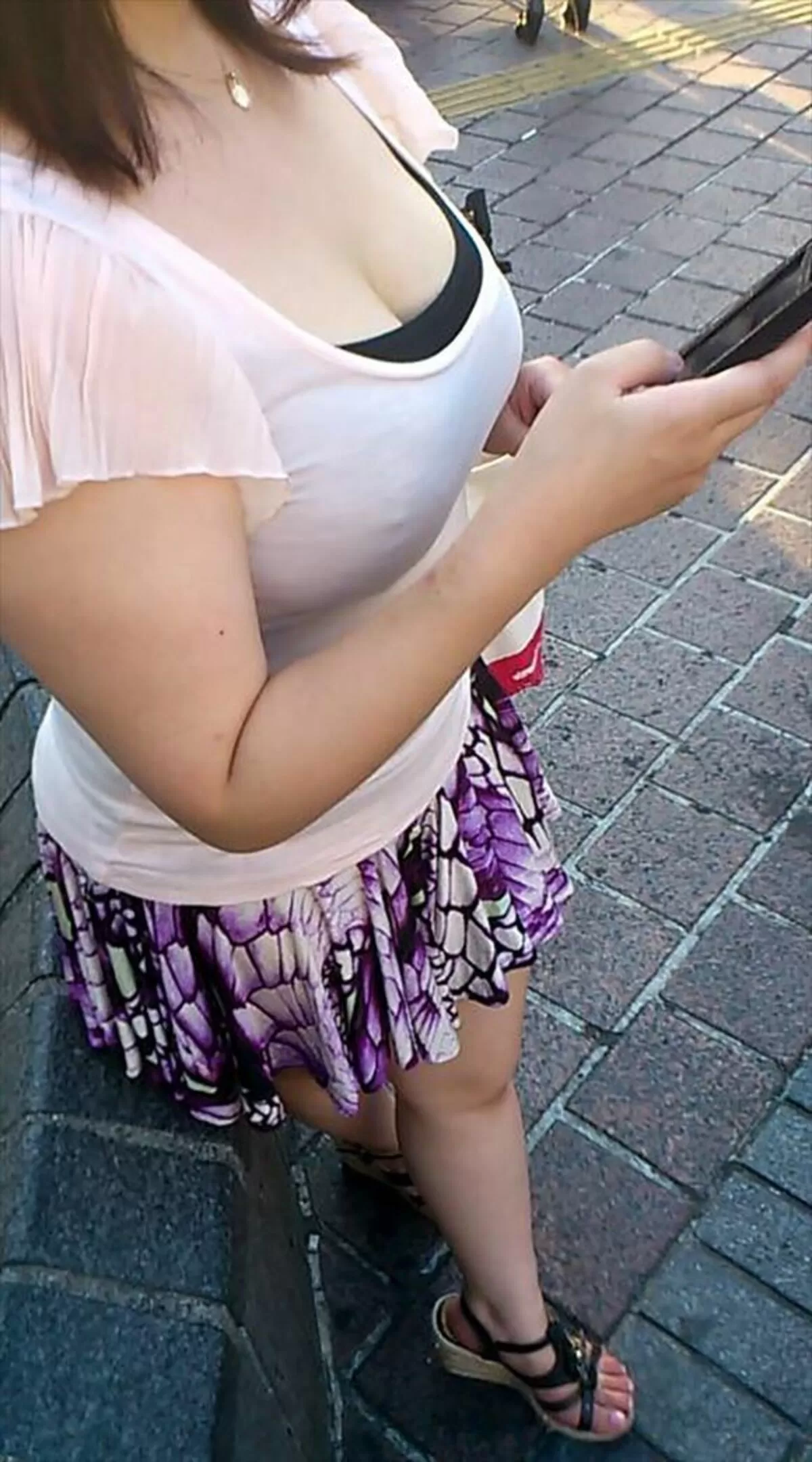 街で見かけた野生のデカ乳スナップショット004