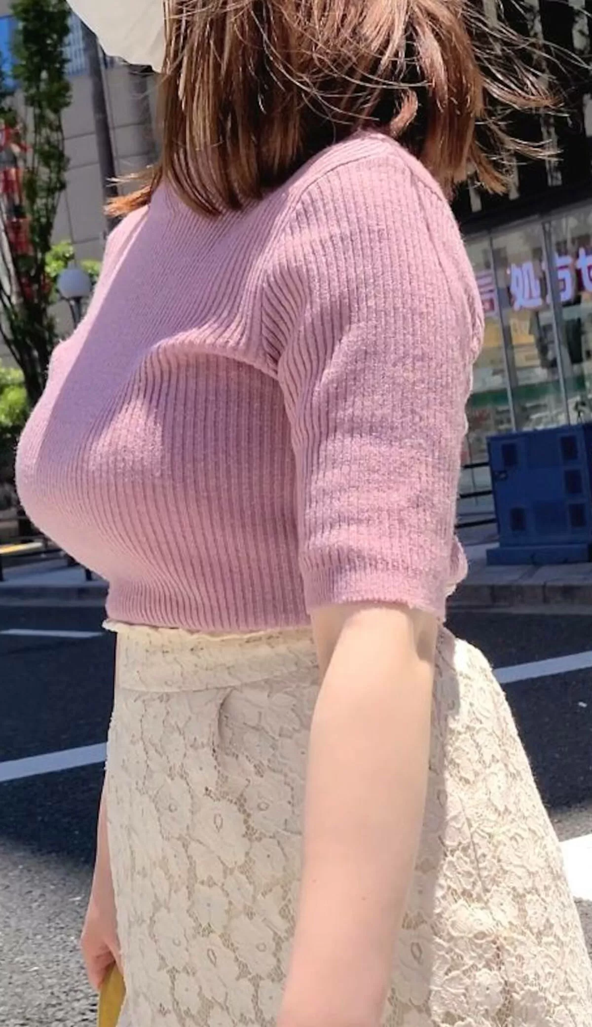 街で見かけた野生のデカ乳スナップショット066